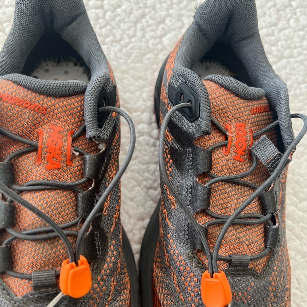 Hoka Athletic Shoes - Orange and Gray - Picture 8 of 16